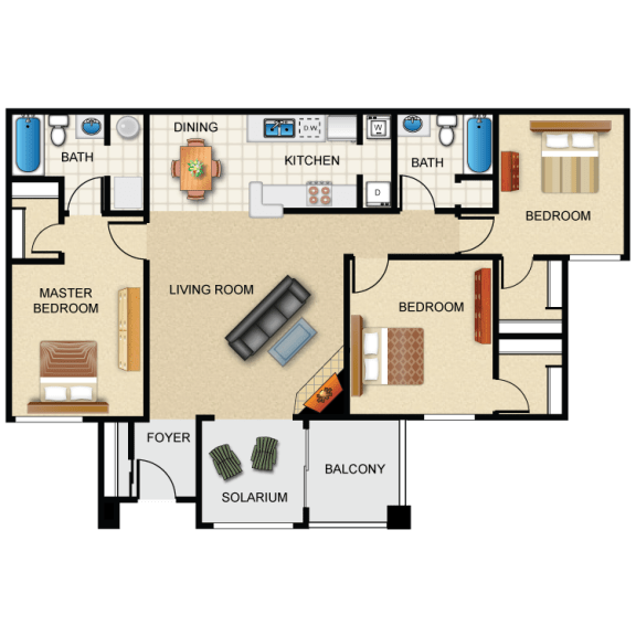 Floor Plans Rock Ridge Apartments Oro Valley, AZ